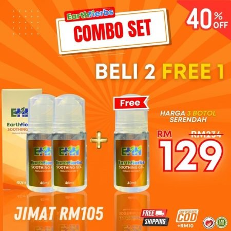 Gel EarthHerbs - Combo Set (2 Botol FREE 1 Botol)