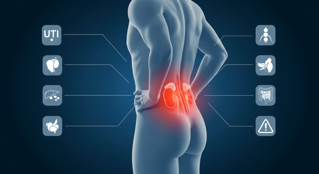 Sakit Pinggang dan Perut Sebelah Kanan