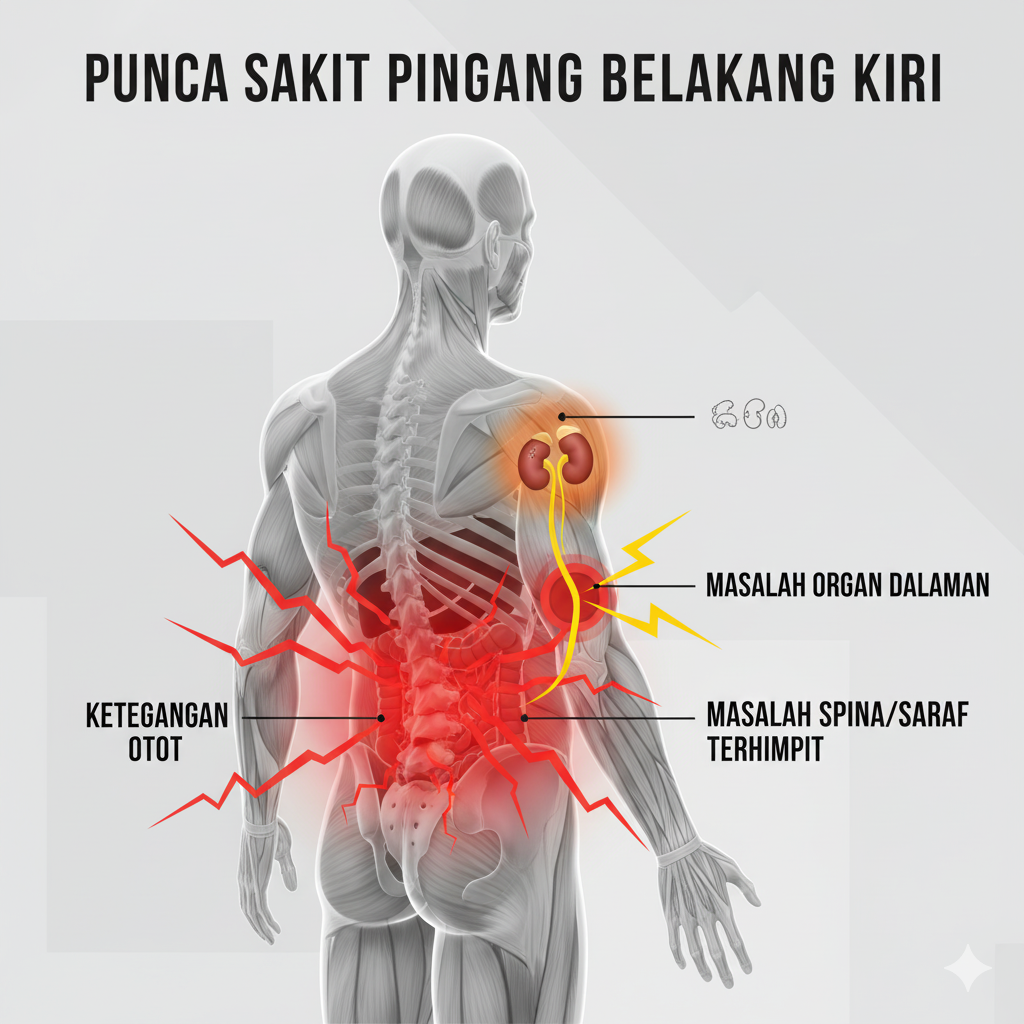 Punca Sakit Pinggang Sebelah Kiri