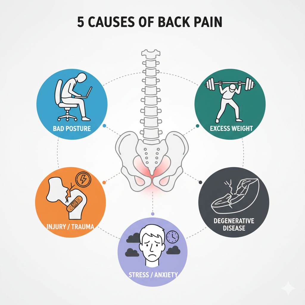 Punca Sakit Pinggang Belakang
