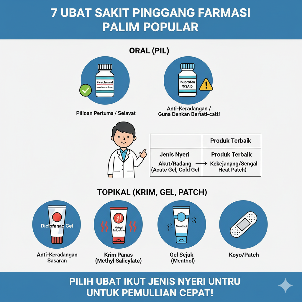 Ubat Sakit Pinggang Farmasi
